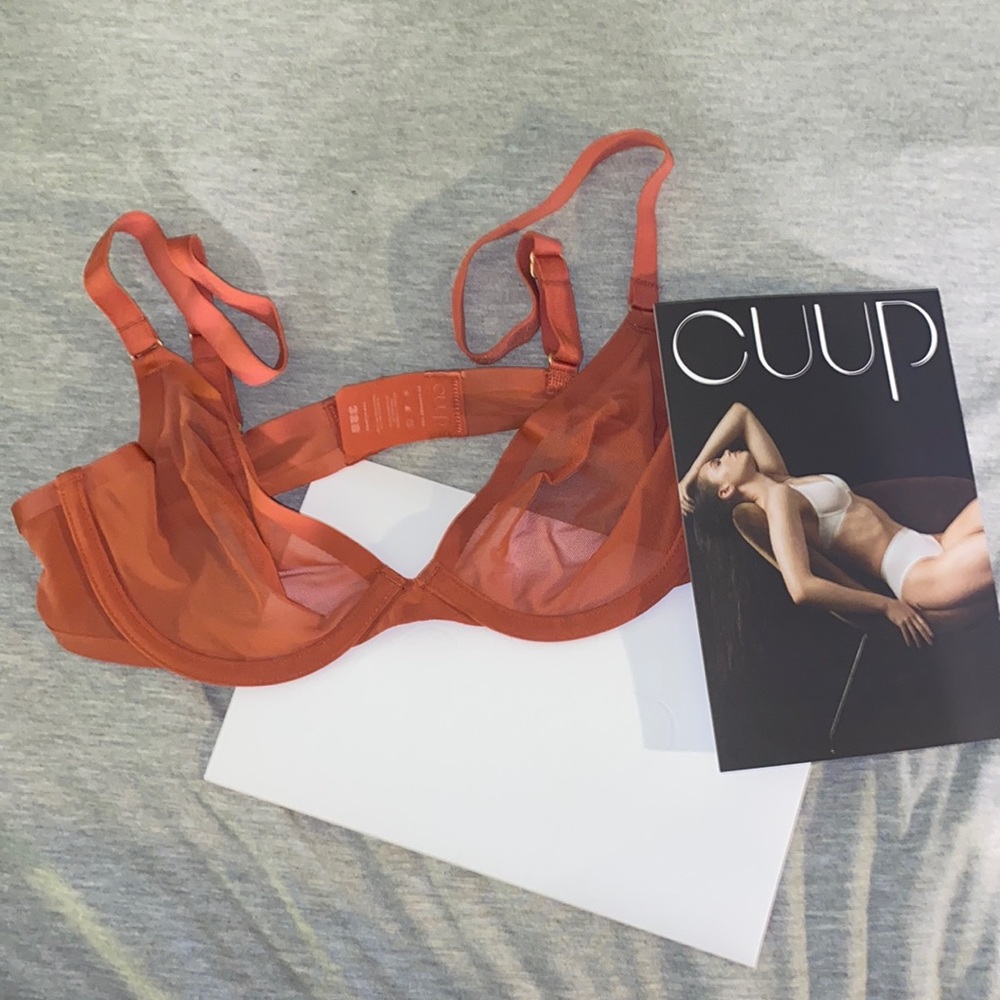 Brand new CUUP mesh unlined bra